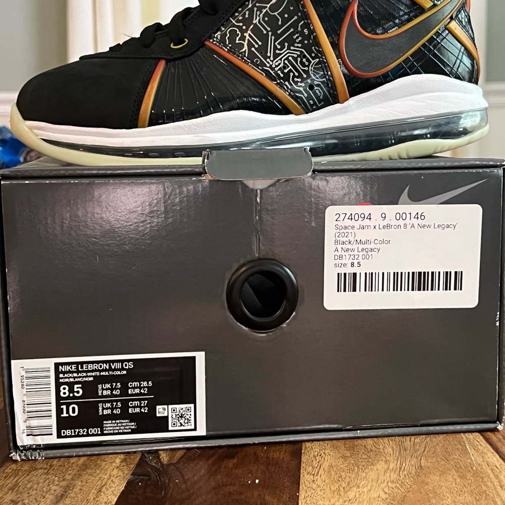 Space Jam X LeBron 8 A New Legacy 2021 Mens Sneakers Size 8.5 MINT meticulous - Picture 7 of 11